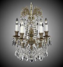 American Brass & Crystal CH2051-A-01G-PI - Five Light Chandelier